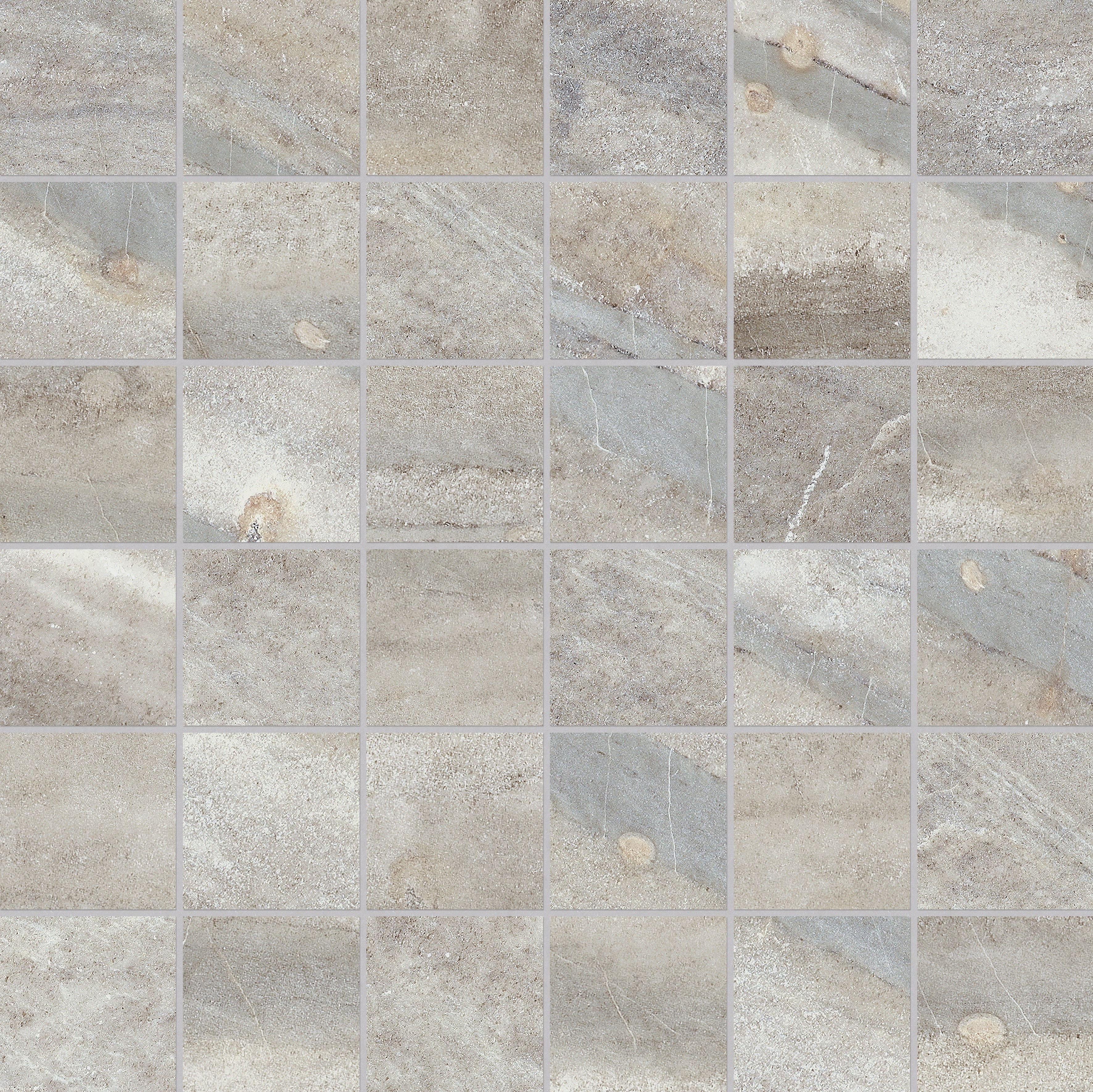 Anatolia - 5 x 5 cm Evolution Sand Matte Glazed Porcelain Mosaic || 4501-0096-0