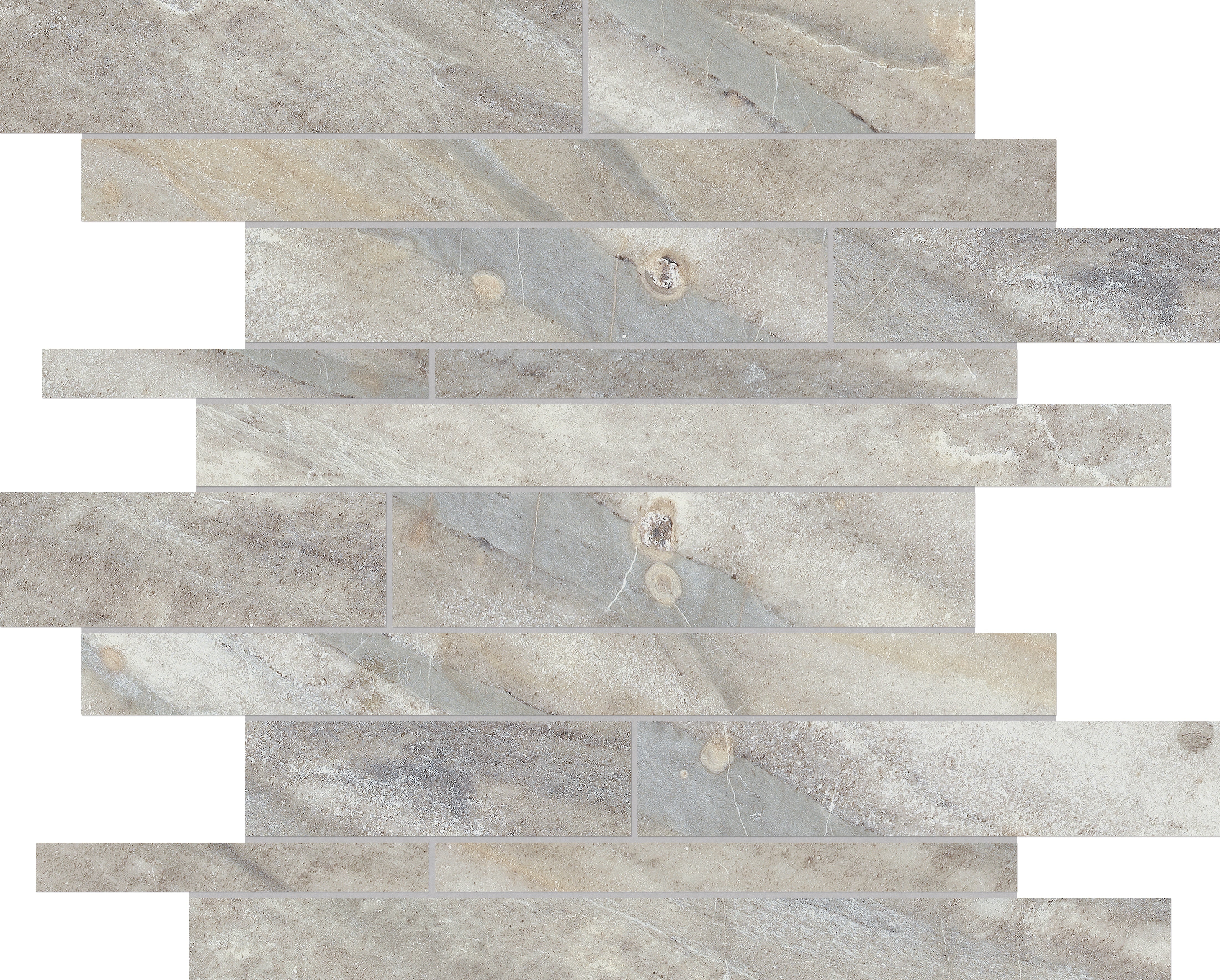 Anatolia - 5 x 5 cm Evolution Sand Matte Glazed Porcelain Mosaic || 4501-0096-0