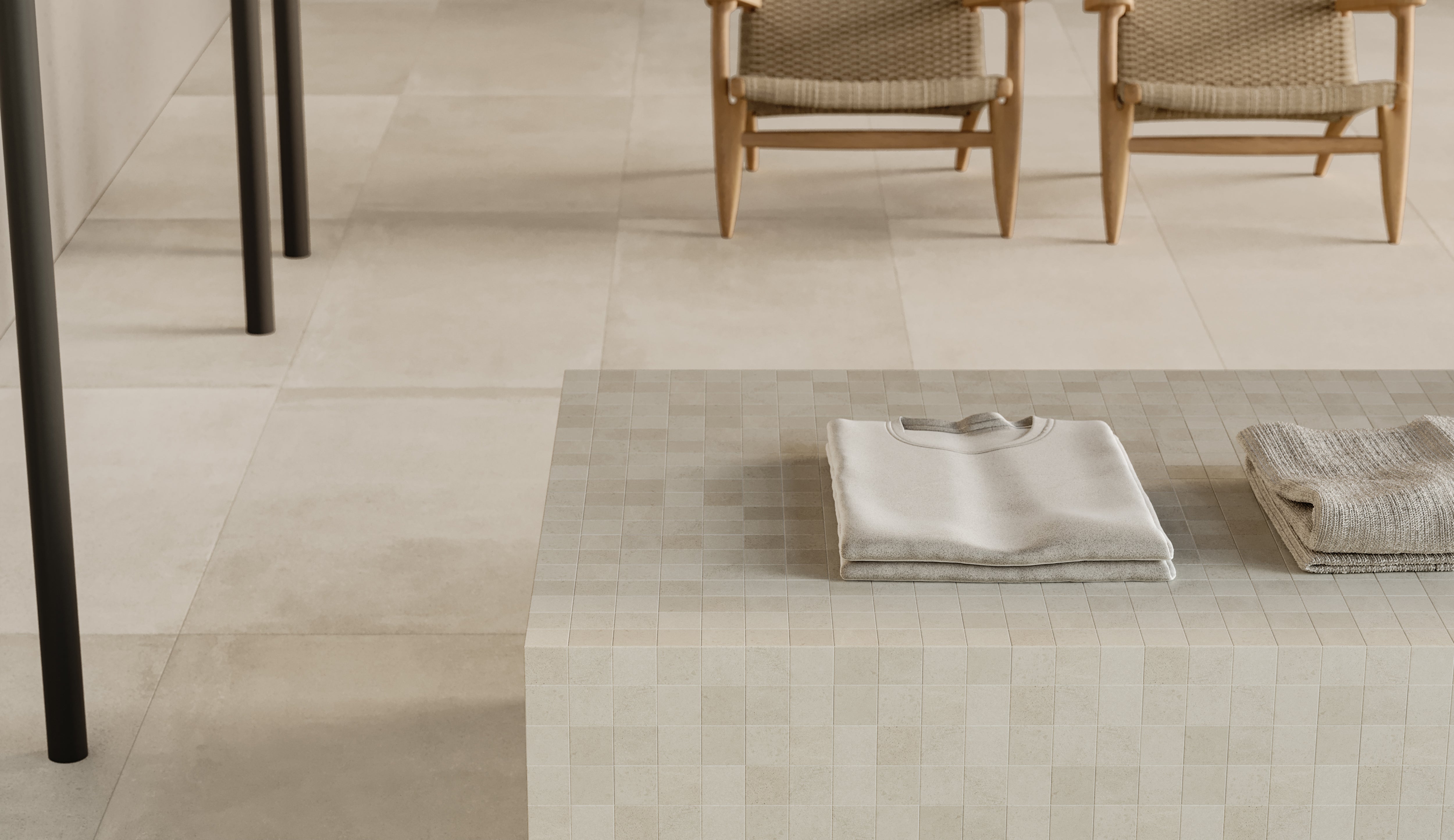 Anatolia - Industria - Zinc - Bullnose mat 7,1 x 60 cm (3 x 24 po) ||4502-0274-0
