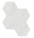 Anatolia Hexagon Mosaic Tile Nord Lithium 6" ||4501-0387-1