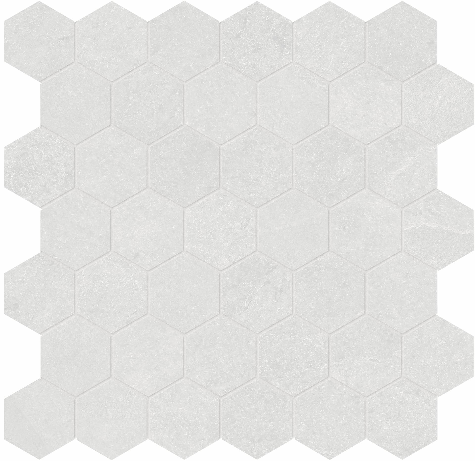 Anatolia - Nord - Lithium - Mosaïque hexagone Matte 5 cm (2 po) ||4501-0391-1