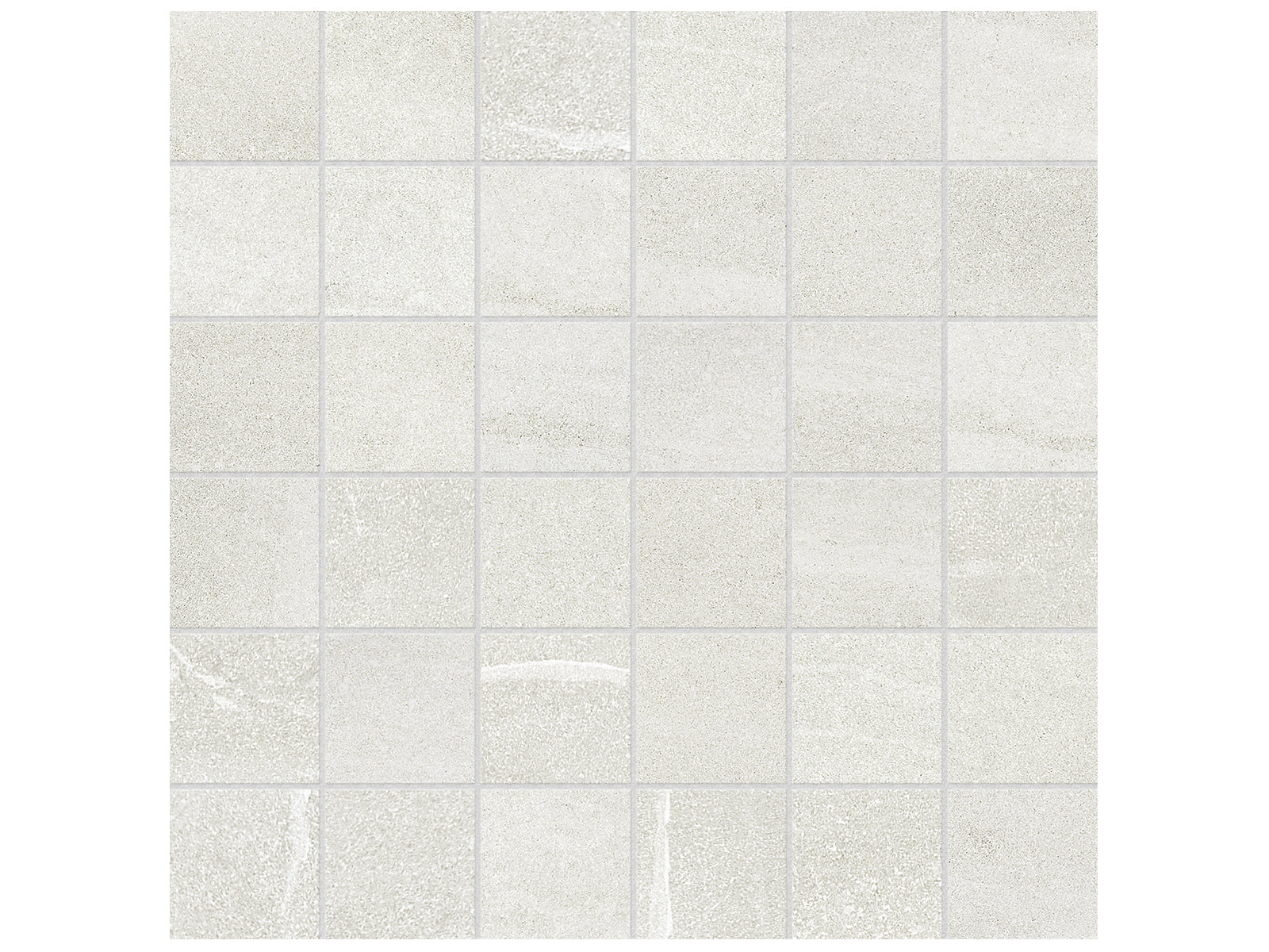 Anatolia - Mosaïque de porcelaine Crux Ivory mate 2" x 2"