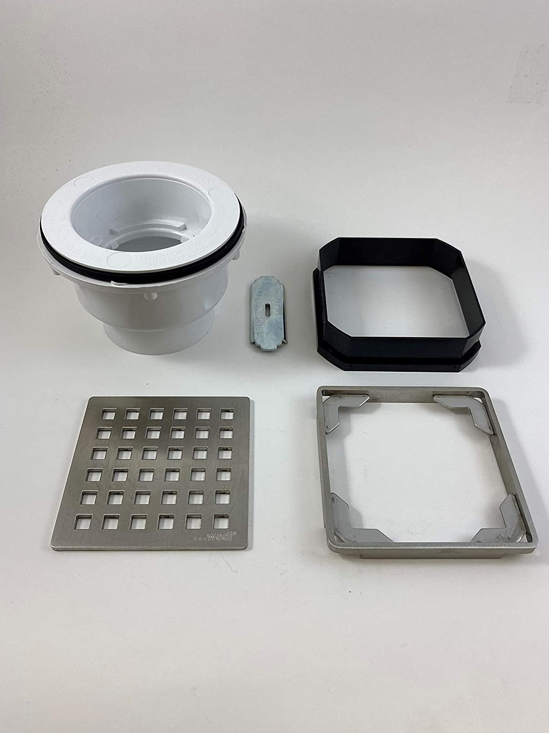 Wedi - Kit de remplacement de drain Fundo collé en PVC