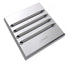 Wedi - Grille de drain rainuré Fundo - 4" x 4"