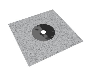 Wedi - Collerette d’étanchéité pour tuyaux de plomberie et protubérances de 1/2" à 3/4"