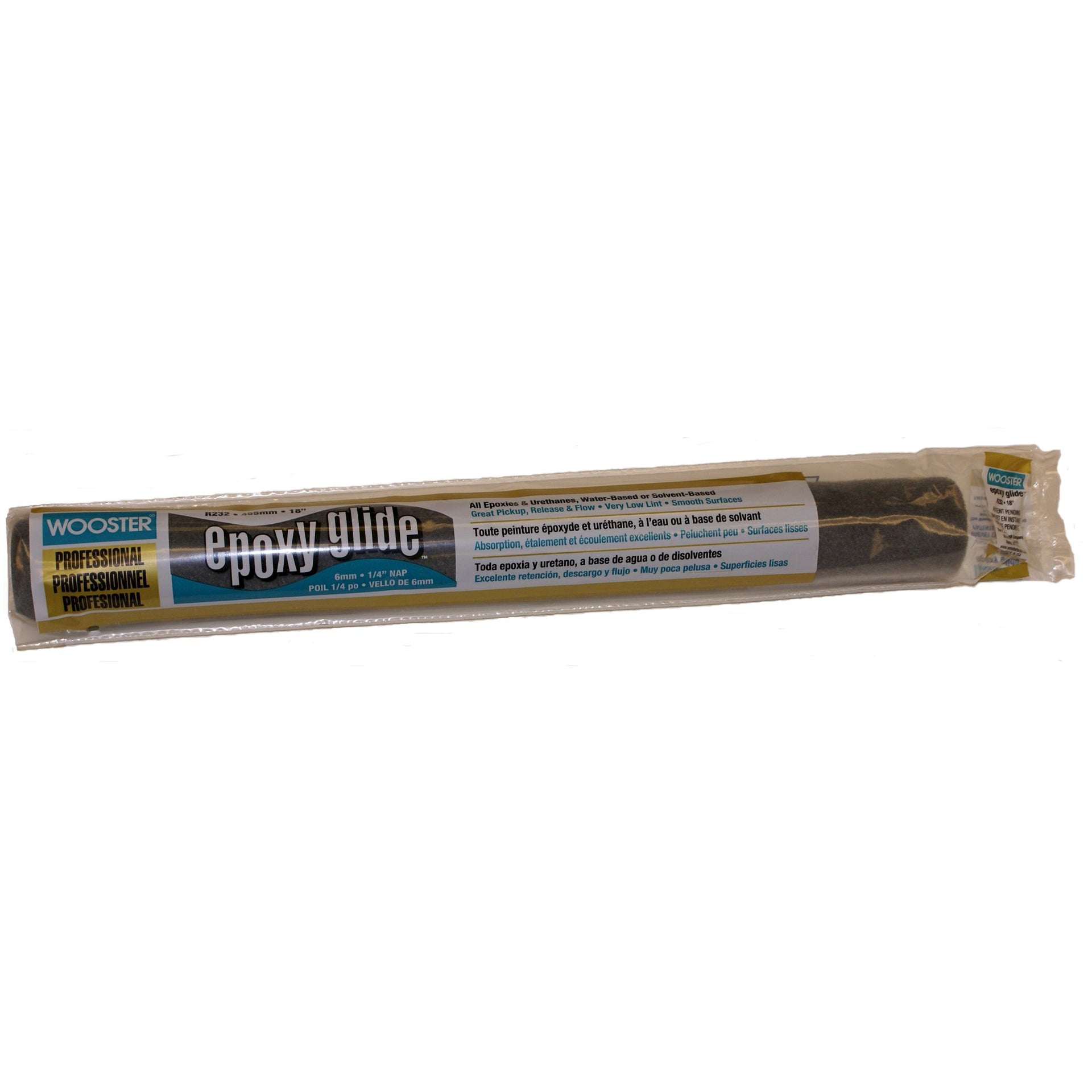 Seymour Midwest - Rouleau Epoxy Glide 18'' 1/4"'épaisseur avec embouts