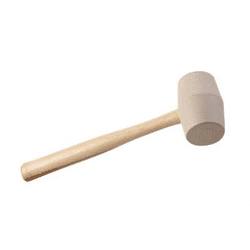 Crain - Maillet en caoutchouc blanc 20 oz