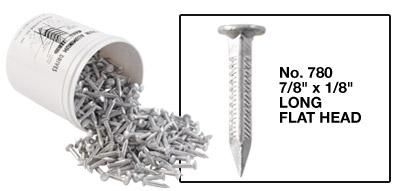 Crain - Clous en aluminium - 7/8" x 1/8"