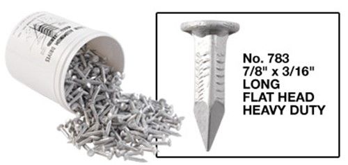 Crain - Clous en aluminium - 3/16" x 1/8"