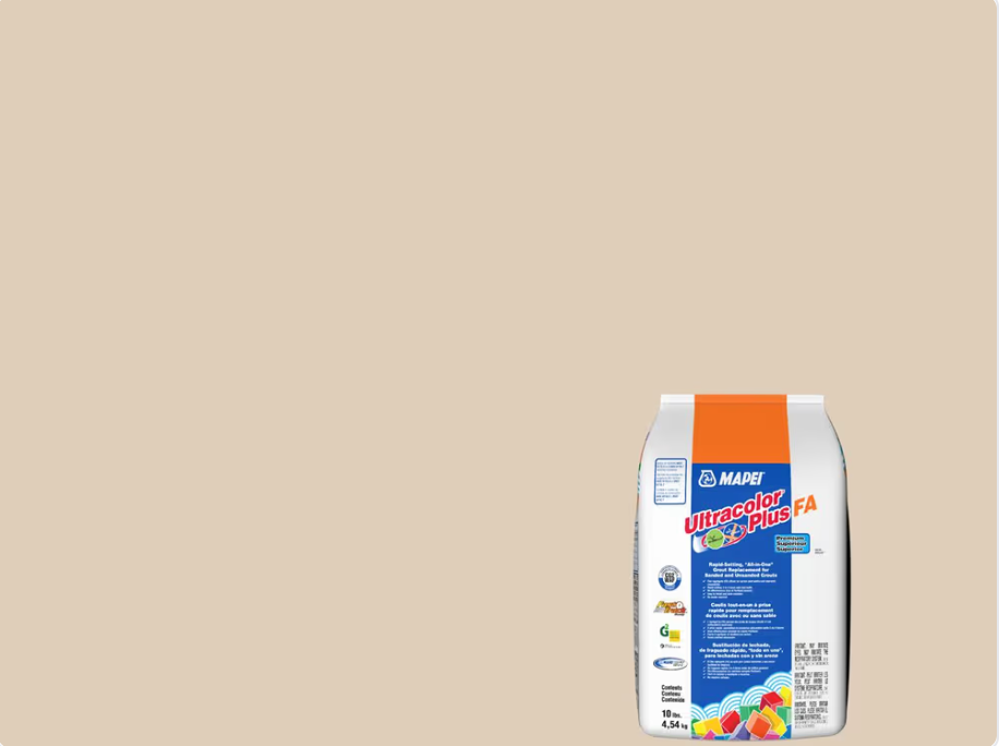 #49 Amande Douce 10 lb - Mapei Ultracolor Plus FA Coulis tout-en-un à prise rapide ||6BU004905