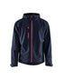 Blaklader - Veste coquille souple Pro marine foncé et rouge Small