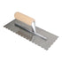 Roberts - 1-4/5" Truelle à dents en V à dessus plat avec poignée en bois
