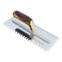 QEP - Truelle à encoches carrées Xtreme 4-1/2" x 12" en acier inoxydable 1/4" x 3/8" x 1/4" avec manche en liège