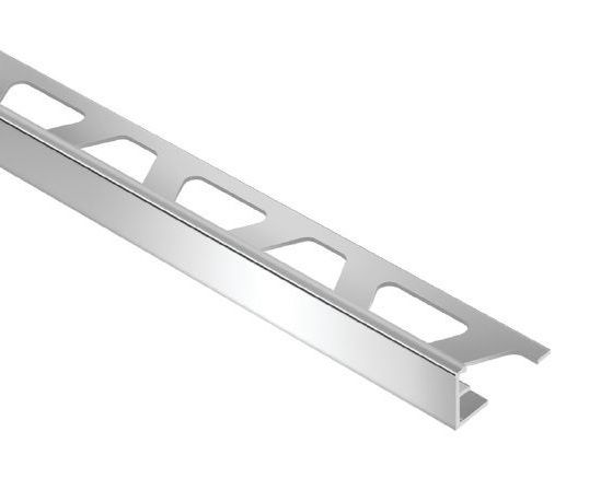 SCHIENE Floor Edging Trim Aluminum Polished Chrome 3/8" (10mm) x 10' ||A100ACG300