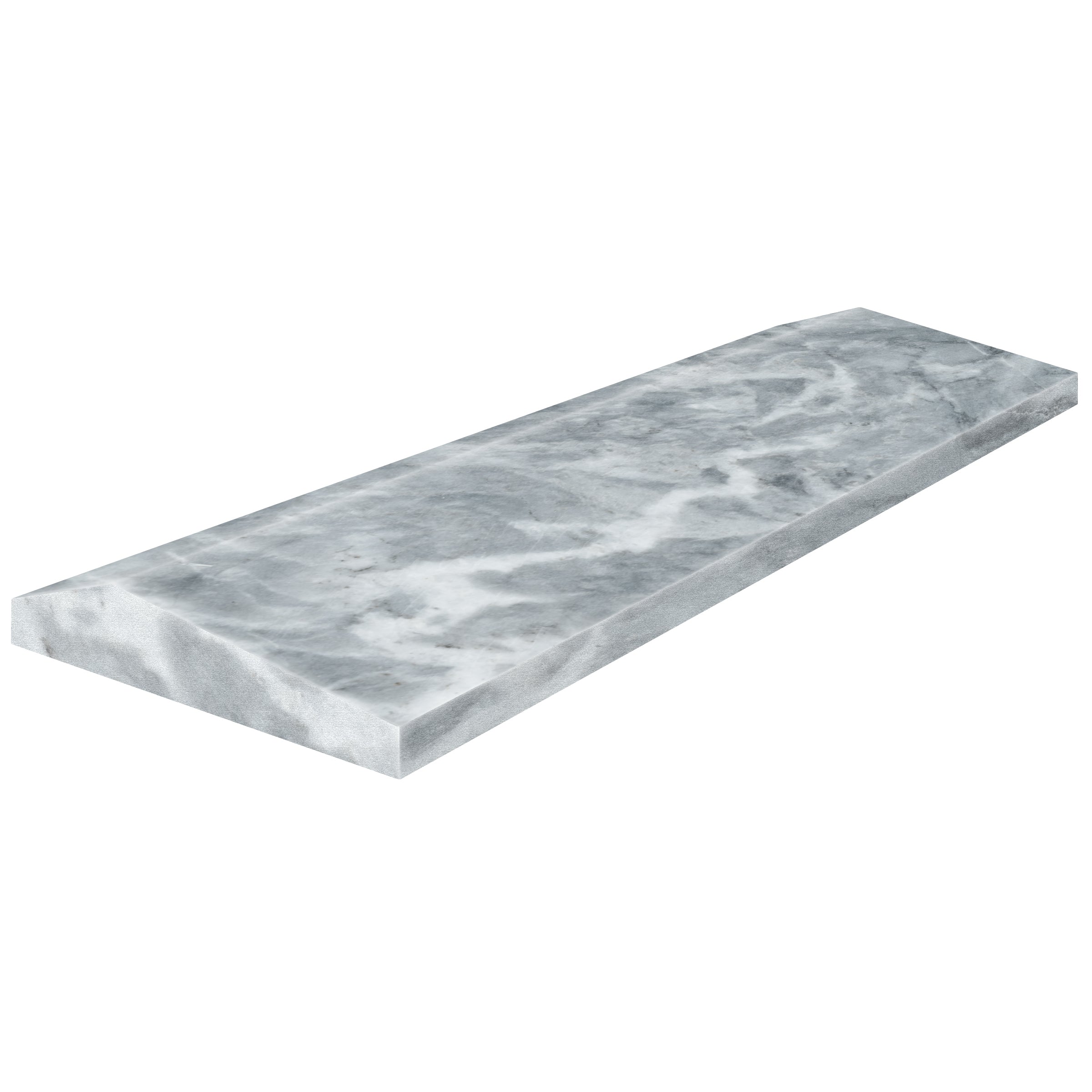 Anatolia - 45.7 x 91.4 cm Aqua Intenso Brushed Marble Tile || 5000-0567-0