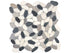Anatolia - Zen - Tranquil Cool Blend - Mosaïque de galets plats, fini mat