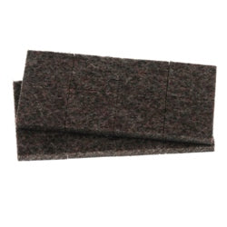 Flexi-Felt - Carrés de feutre foncé adhésif à résistance industrielle 15/16" (paquet de 16)