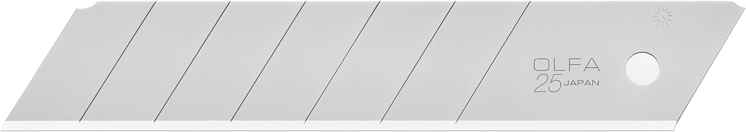 Olfa - Lames sécables de remplacement HB Silver 1" (Paquet de 5)