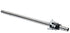 Crain - Tube d'extension de levier 2' 10-1/2" à 4' 8" pour les tendeurs de tapis Junior
