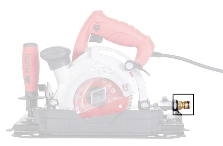 Rubi - Adaptateur pour tuyau pour la scie ronde TC-125