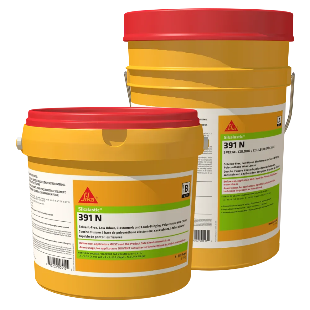 Sika - Revêtement polyurée Sikalastic-391 N RAL 7015 Gris Ardoise Partie A + B - 17.5 L