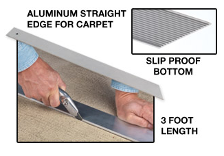 Crain - Règle droite pour tapis 3'