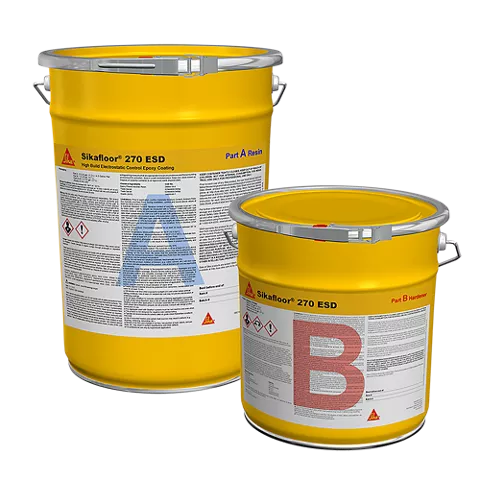 Sika - Revêtement époxy Sikafloor - 270 ESD Steel Grey 17 L