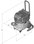 Fein - Extracteur Pous. HEPA Sec/Hum Turbo II ||92030070990