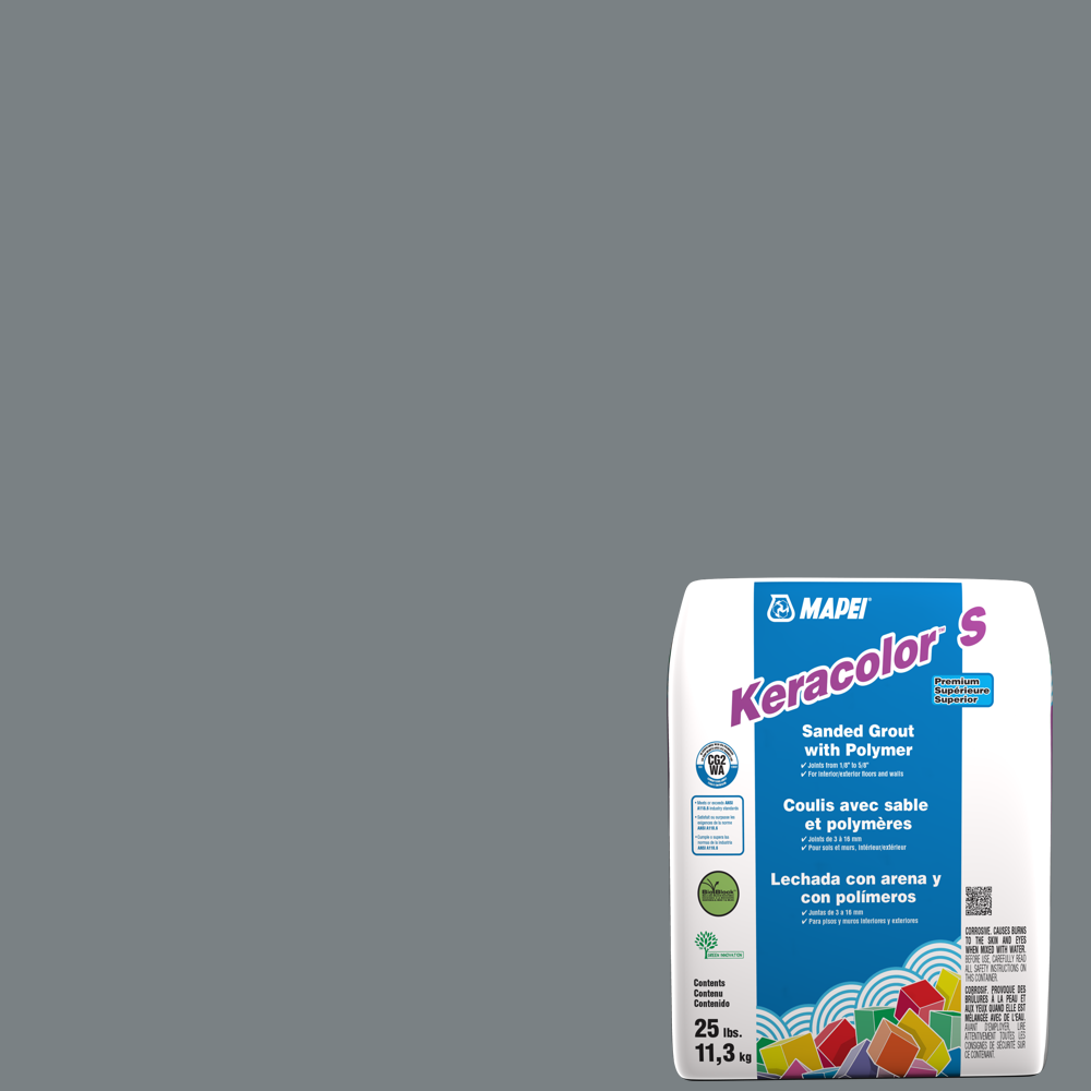 Mapei - Keracolor S Coulis avec sable et polymères #19 Gris Perle 25 lb