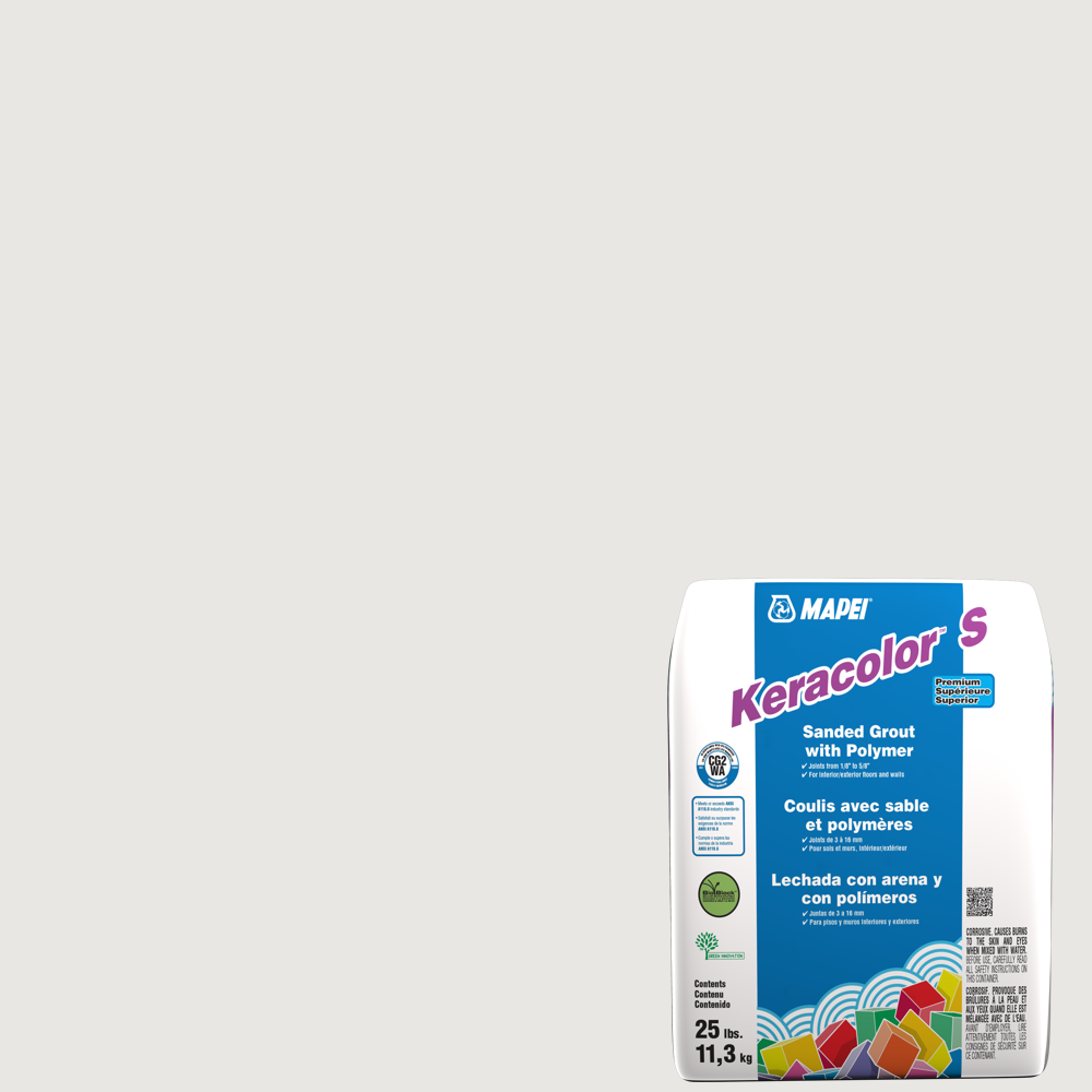 Mapei - Keracolor S Coulis avec sable et polymères #38 Avalanche 25 lb