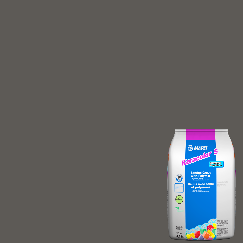 Mapei - Keracolor S Coulis avec sable et polymères #47 Anthracite 10 lb