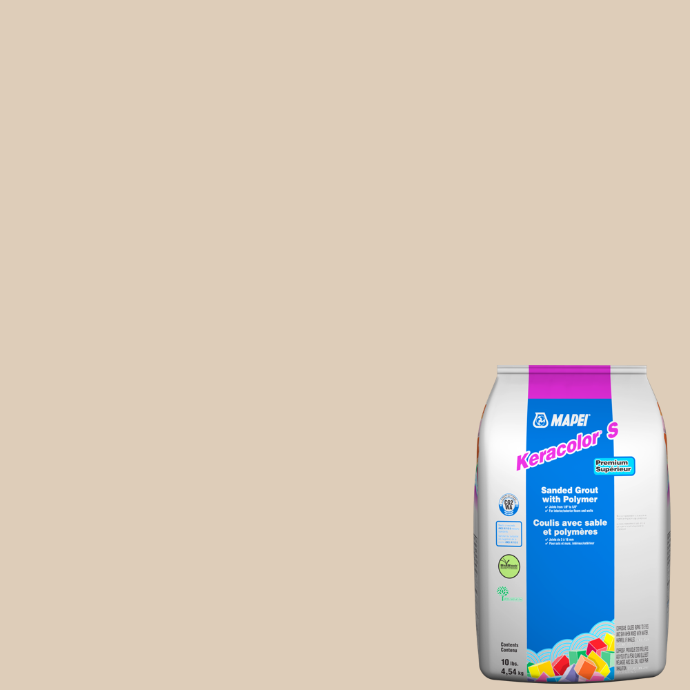 Mapei - Keracolor S Coulis avec sable et polymères #49 Amande Douce 10 lb