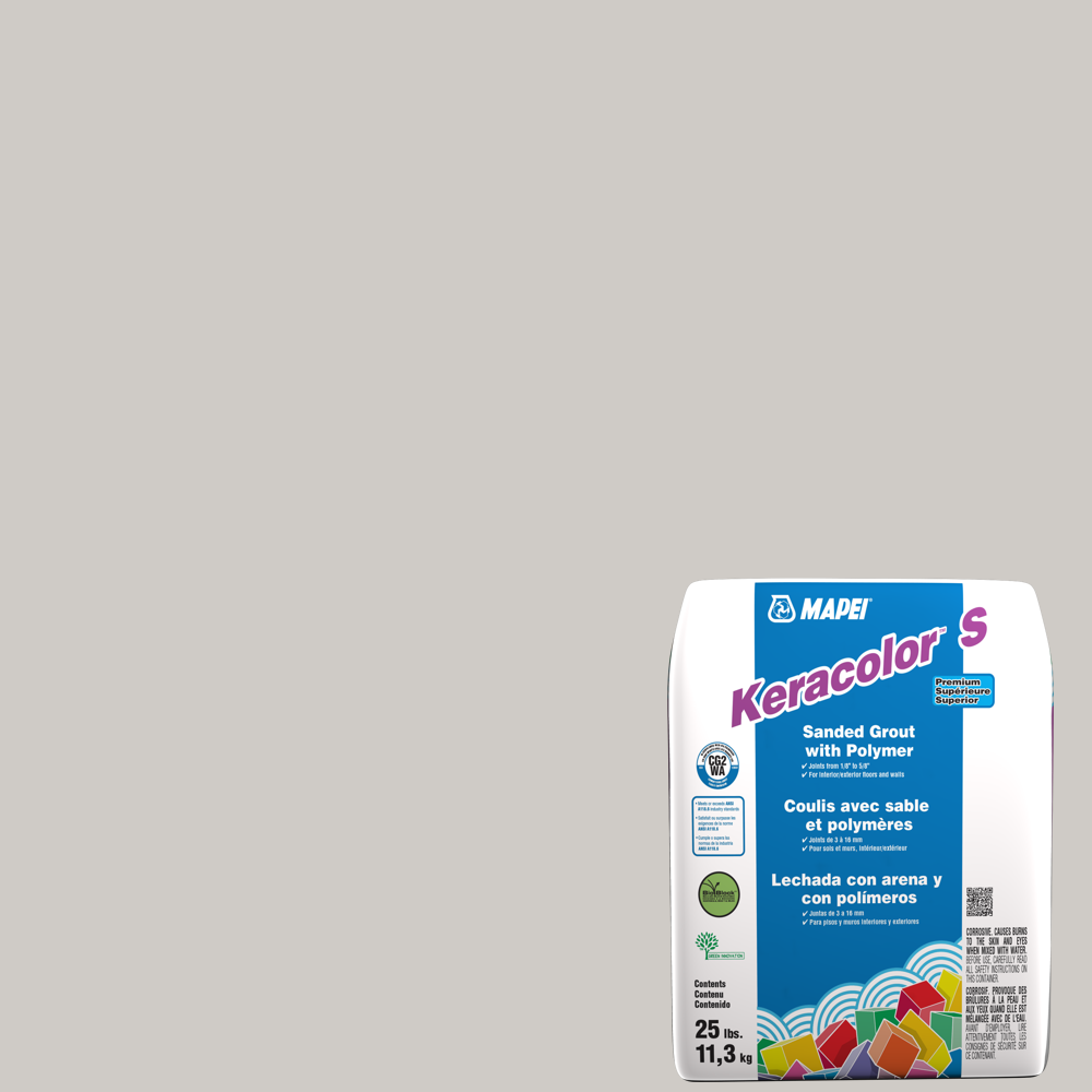 Mapei - Keracolor S Coulis avec sable et polymères #77 Givre 25 lb