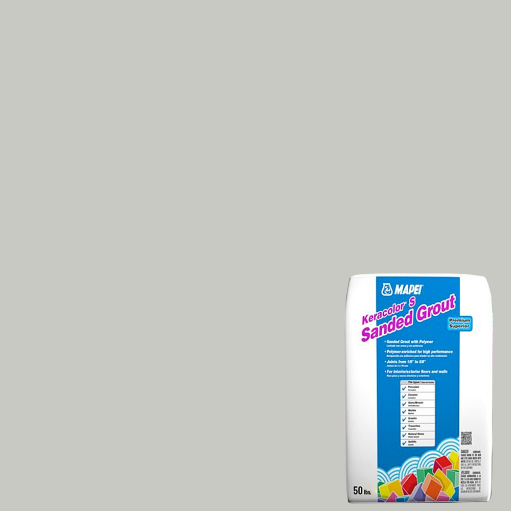 Mapei - Keracolor S Coulis avec sable et polymères #93 Gris Chaud 50 lb