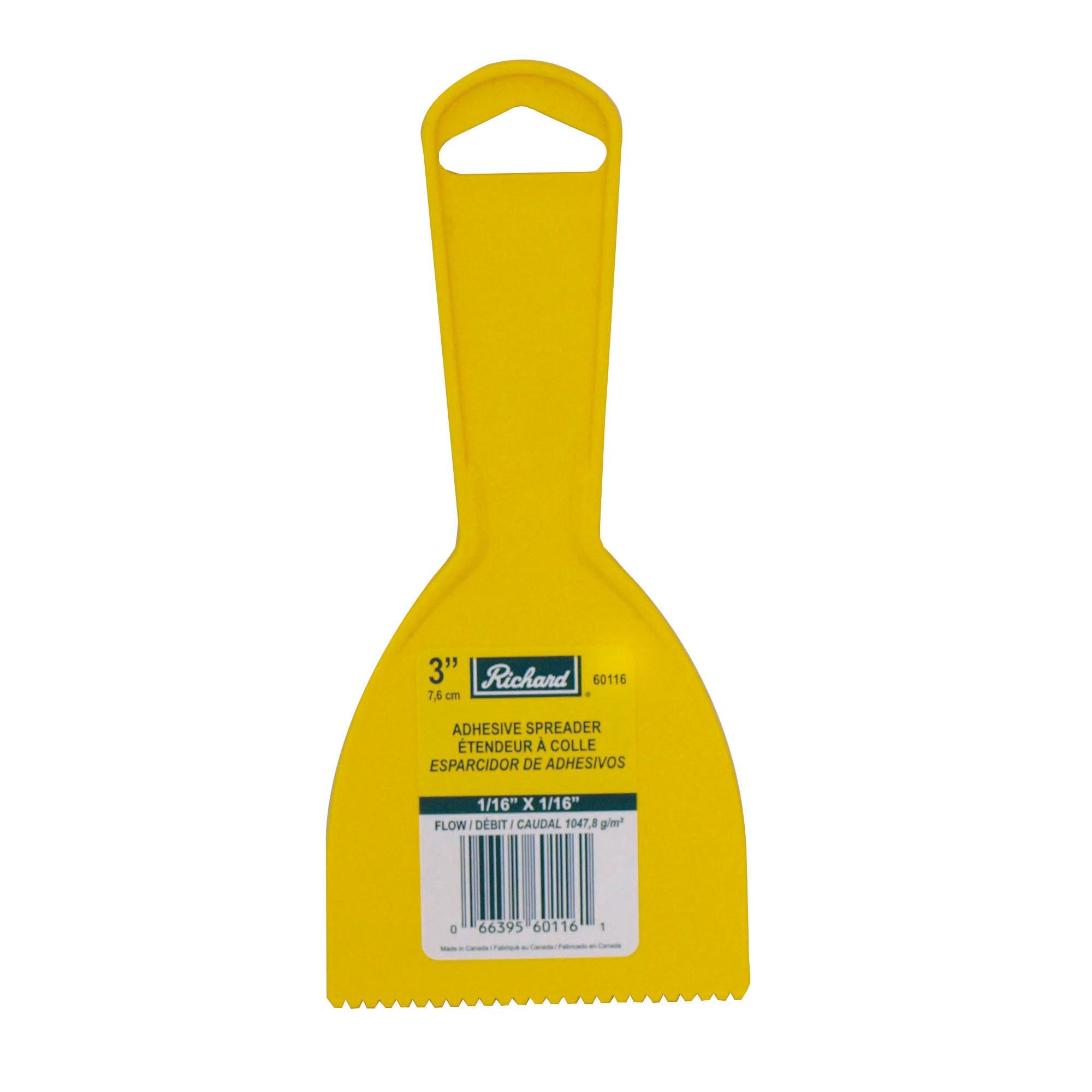 Richard - Etendeur en plastique 3" (1/16 x 1/16") dents en scie
