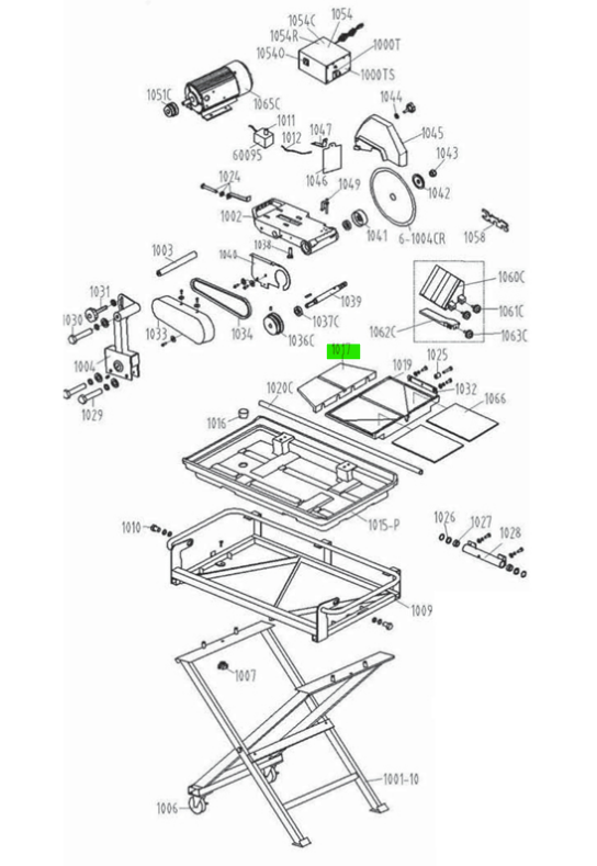 QEP - Table d'extension pour 60010