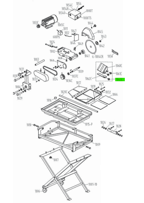QEP - Boutons de réglage du guide de coupe pour 60010