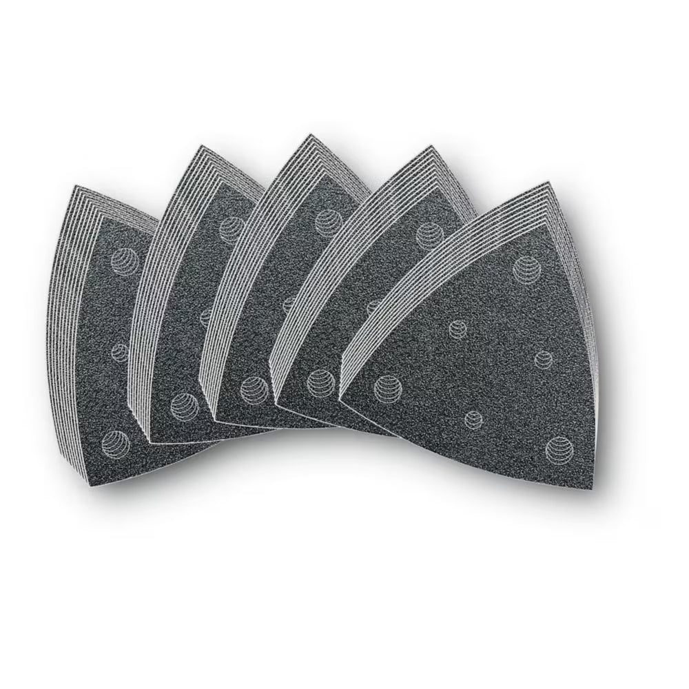Fein - Assortiment de feuilles abrasives à bordures de 3-1/8" Multi-Grains Hook-and-Loop (paquet de 50)