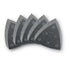 Fein - Assortiment de feuilles abrasives à bordures de 3-1/8" Multi-Grains Hook-and-Loop (paquet de 50)