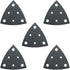 Fein - Feuilles abrasives perforées à bordures de 3-1/8" grain 180 Hook-and-Loop (paquet de 5)