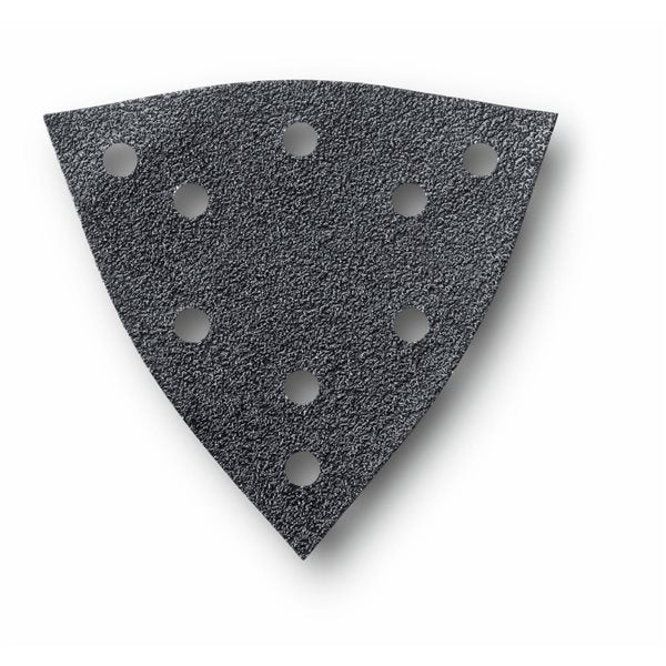 Fein - Feuilles de ponçage de planchers triangulaires perforées 40 grain 130 mm (paquet de 16)