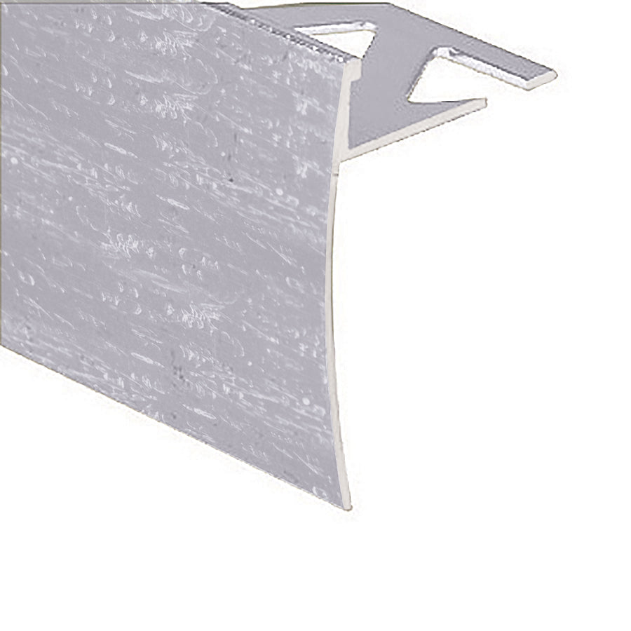 Prova - Nez de marche en aluminium Anodisé transparent martelé 5/16" x 12'