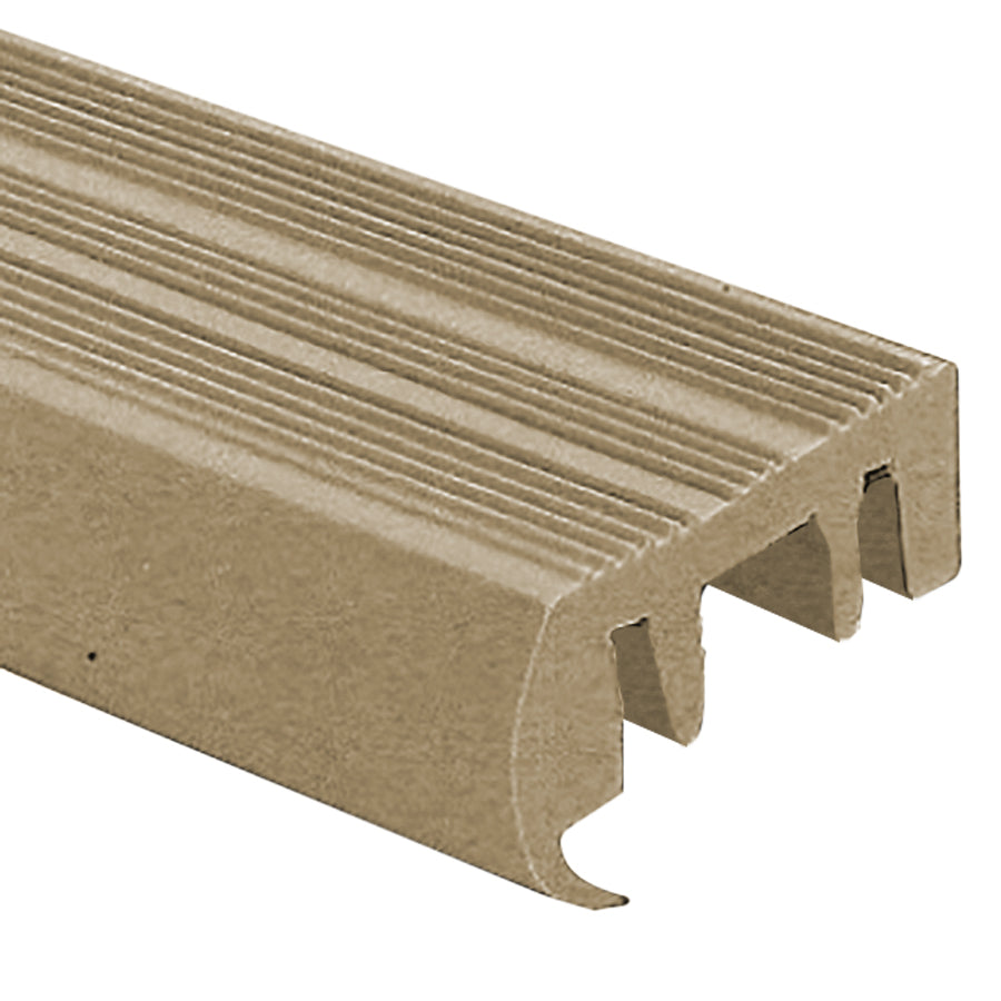 Prova - Nez de marche antidérapant - Pièce de rechange en vinyle beige - 1/2" (12.5 mm) x 8'
