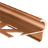 Prova - Bordure décorative à double usage, Bronze foncé satiné - 3/8" x 8'