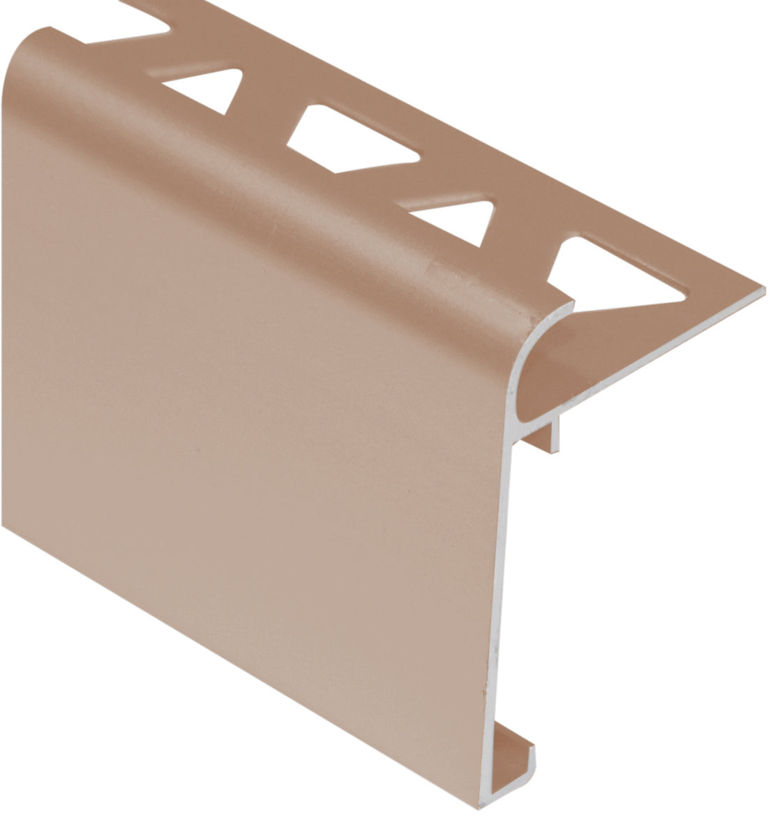 Prova - Nez de comptoir/escalier, Titane satiné - 1/2"