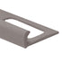 M-D PRO - Bordure de tuile plate en vinyle robuste, Gris - 3/8" x 8'