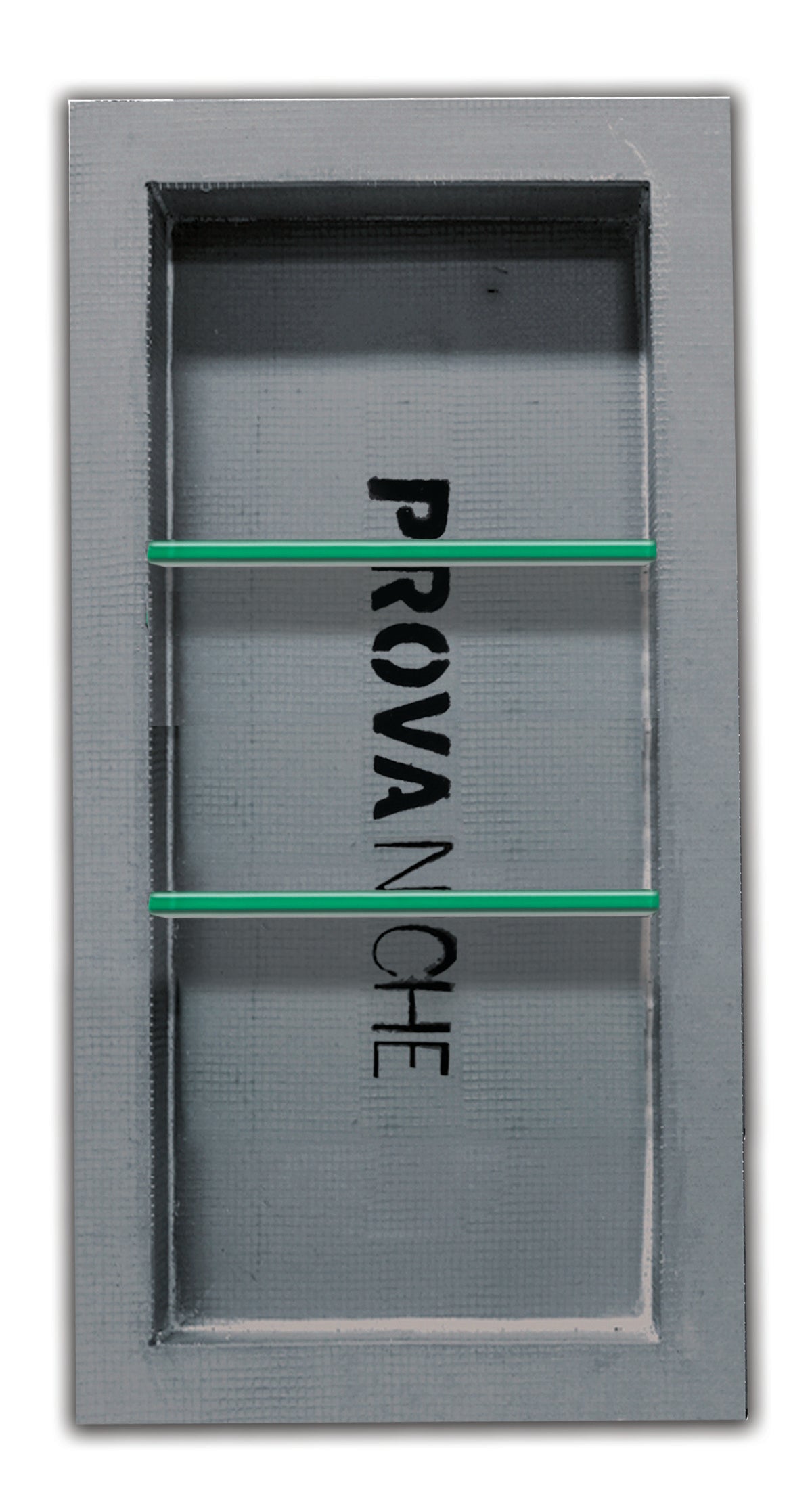 Prova - Niche de douche avec deux tablettes de sécurité ajustables en verre - 33" x 16"