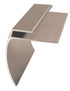 M-D PRO - Nez de marche en aluminium pour LVT/LVP Titane satiné 5/32" x 13/64" x 12'