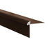 M-D PRO - Nez de marche en aluminium avec coin extérieur carré pour LVT/LVP, #SAB Satin Antique Bronze 5/64" x 1/8" x 12'