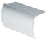 M-D PRO - Nez de marche à rainures en aluminium pour carreaux Clair anodisé satiné 1/8" x 5/8" x 12'